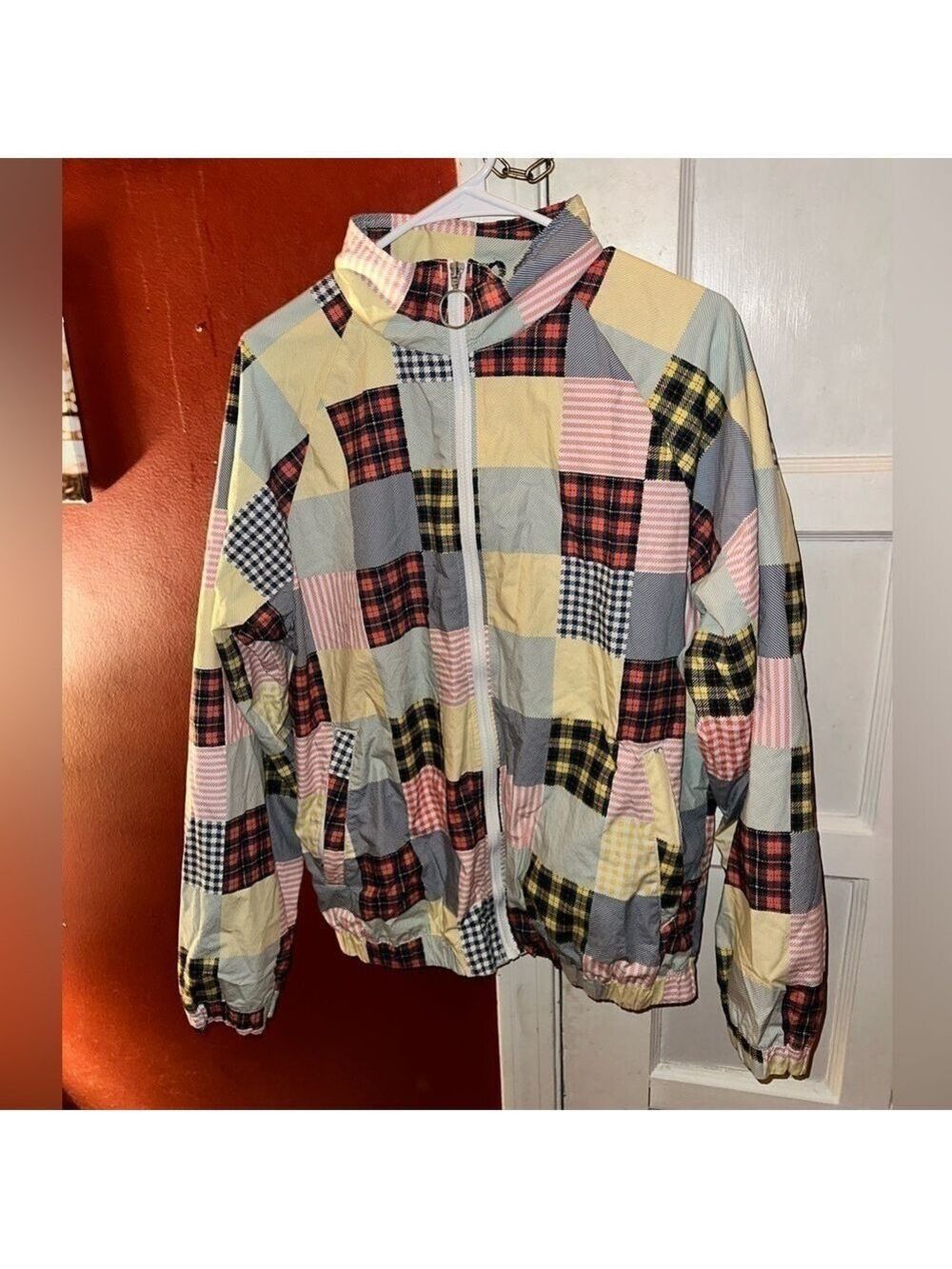 Urban Outfitters UO Madras Print Track Jacket - Picture 14 of 16